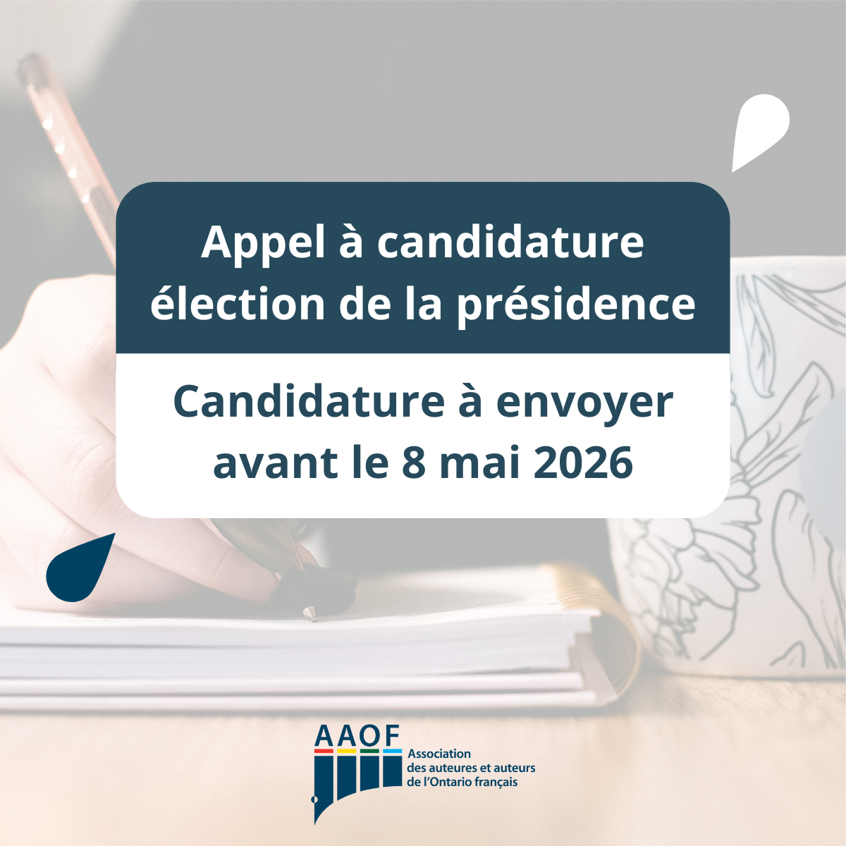 Appel à candidature- présidence AAOF